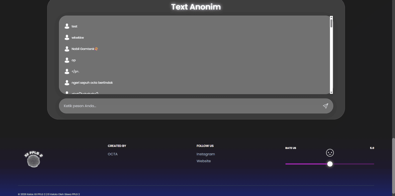 PPLG 2 Class Website - screenshot 3