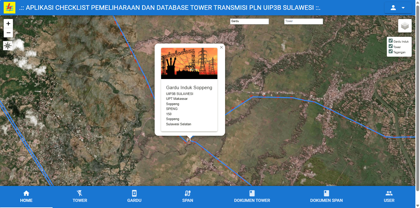 Tower Transmission PLN UIP3B Sulawesi - screenshot 2