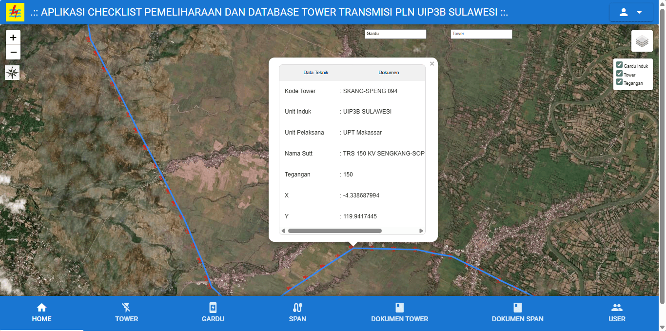 Tower Transmission PLN UIP3B Sulawesi - screenshot 3