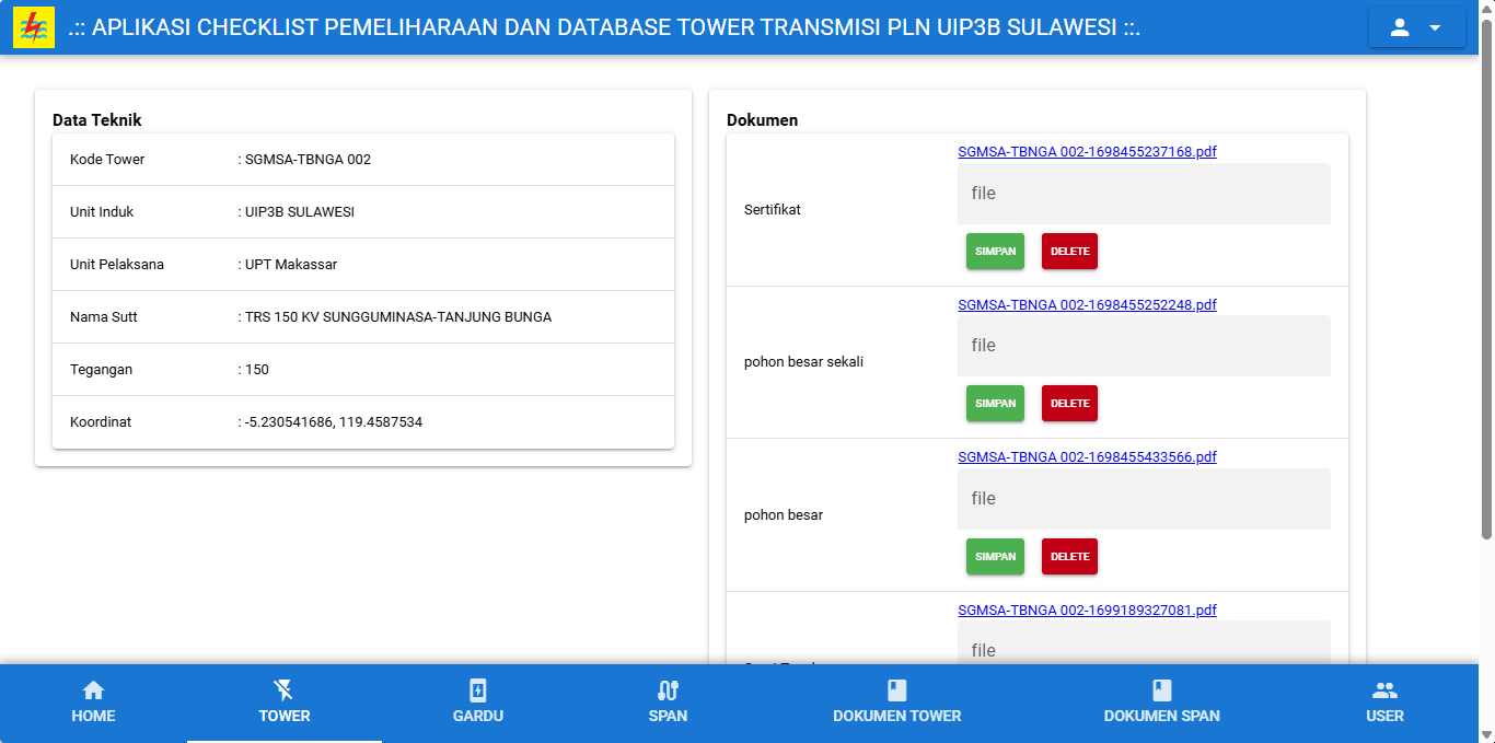 Tower Transmission PLN UIP3B Sulawesi - screenshot 6