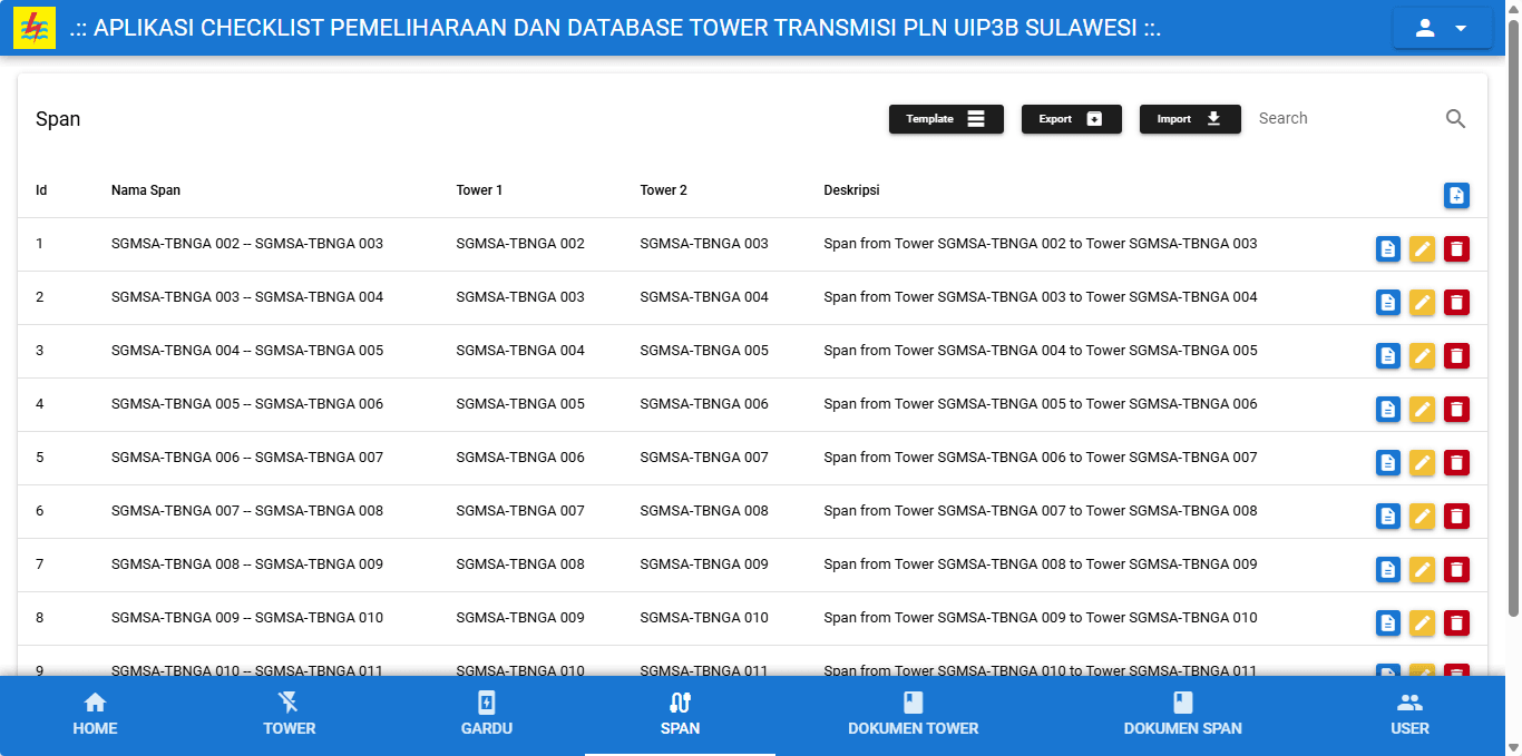 Tower Transmission PLN UIP3B Sulawesi - screenshot 8