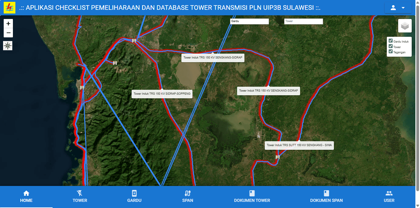 Tower Transmission PLN UIP3B Sulawesi